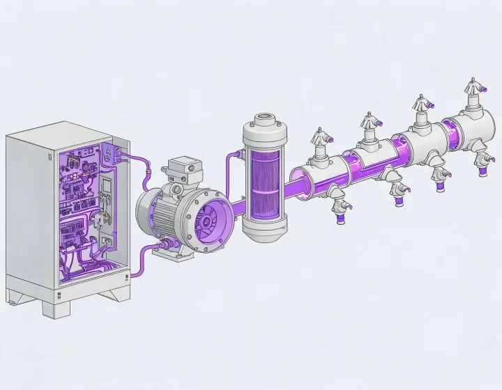 Illustrated irrigation installation scope